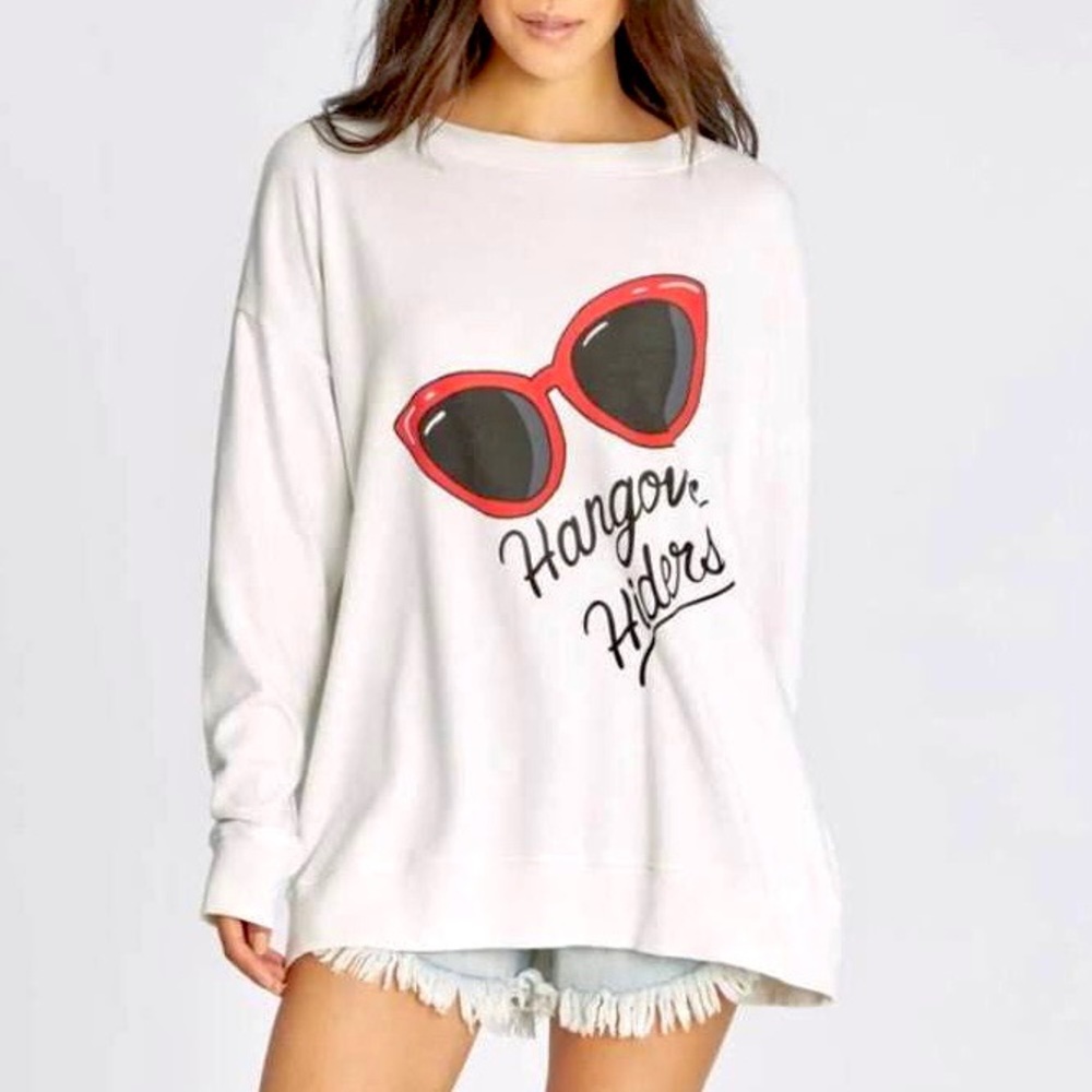 NWT Wildfox Hangover Hiders Roadtrip Sweatshirt